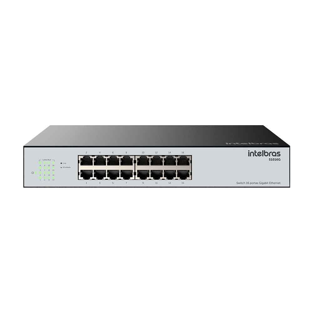 Switch Intelbras S1016g, 16p Gigabit - 4760082