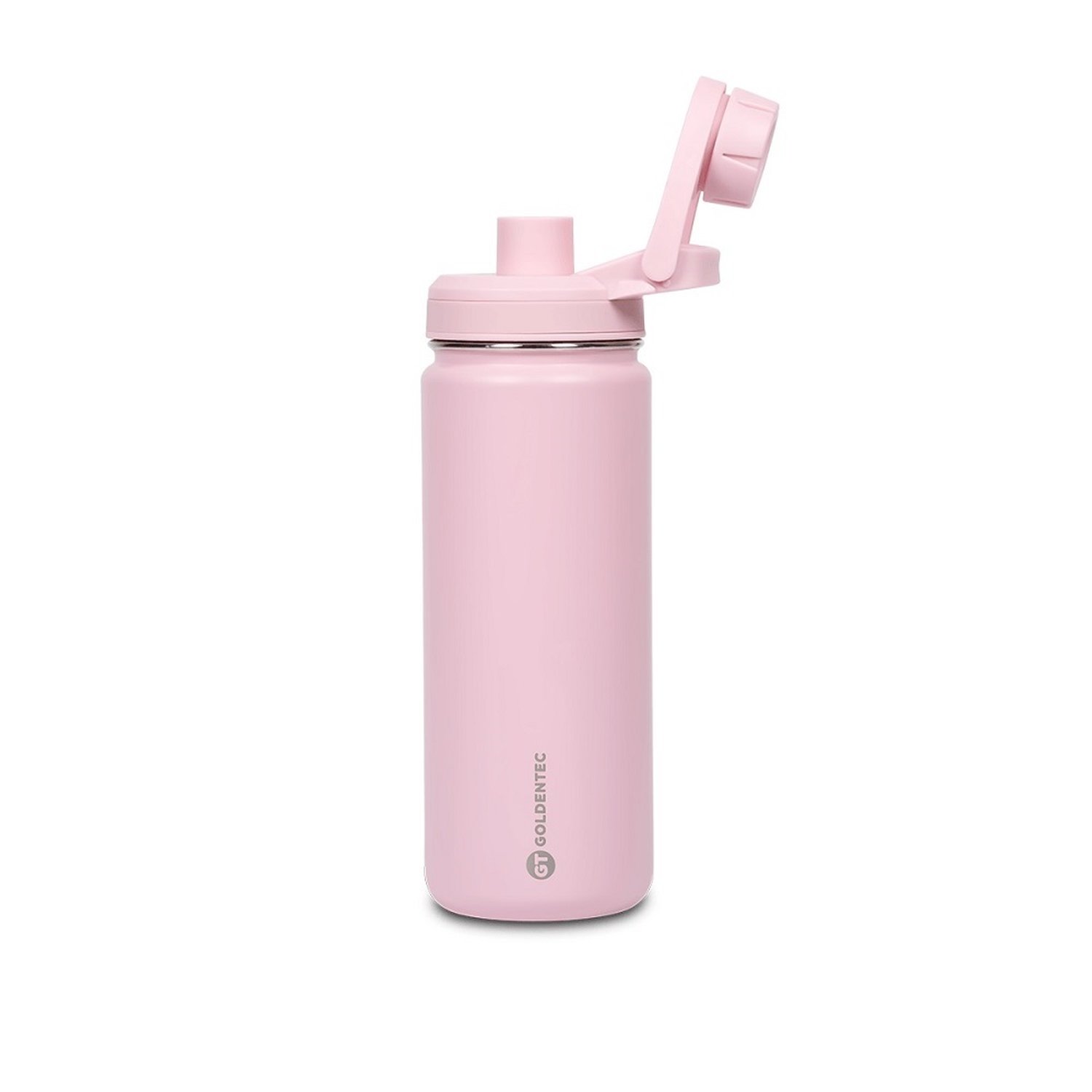 Garrafa Térmica Inox Goldentec 750 ml para bebidas quentes ou frias com tampa com bico e base embor