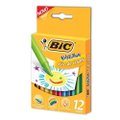 Giz De Cera Bic Triangular 12X12 Cores