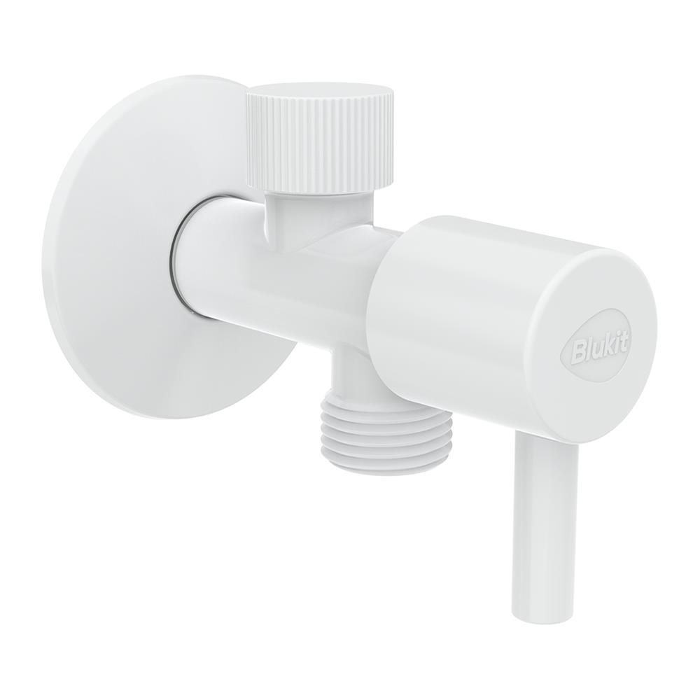 Registro 1/4 Volta Abs Branco Para Ducha Higienica 1/2 X 1/2