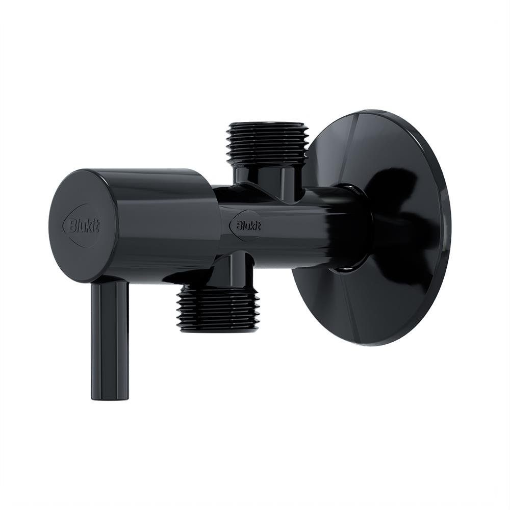 Registro 1/4 Volta Abs Black Para Ducha Higienica 1/2 X 1/2