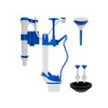 Kit Completo Para Caixa Acoplada Com Acionador Superior Branco Com Castelo