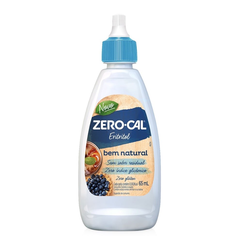 Adoçante Zero-Cal Eritritol Líquido 65ml