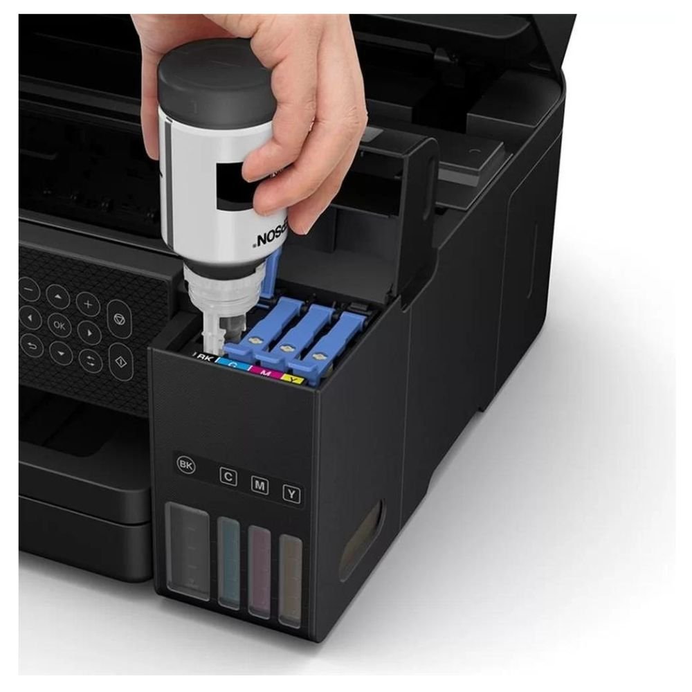 Multifuncional Epson L6270 Ecotank, Preta, Bivolt