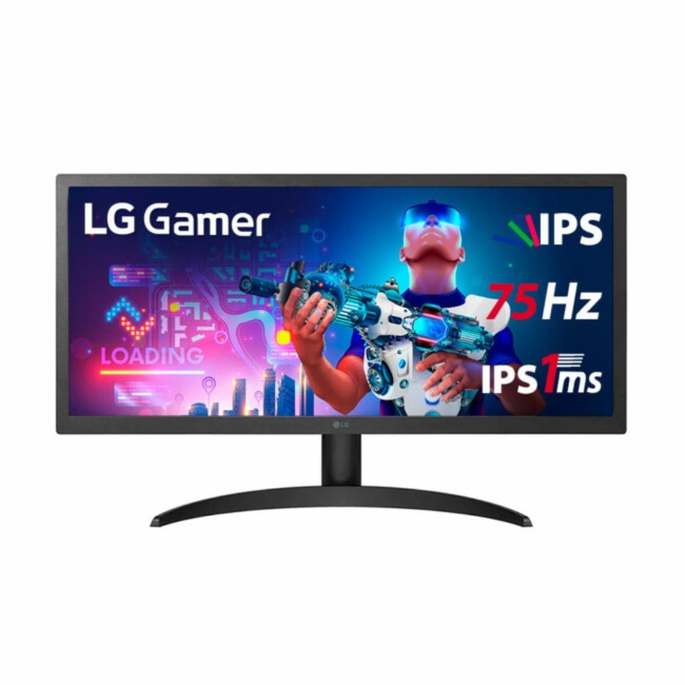 Monitor 26" Lg Ultrawide Ips, Full Hd, 75hz, 1ms (Mbr), Hdr10, Freesync, 26wq500-B