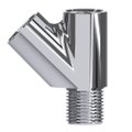 T Latao Cromado Curto 45° ( Mxf) 1/2