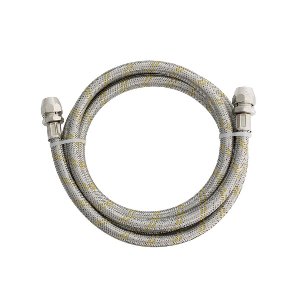 Ligacao Flexivel Inox Para Gas Com Adaptador 3/8 X 2,00m