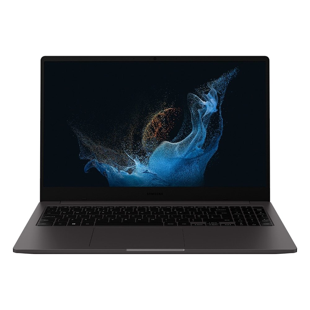 Notebook Samsung Galaxy Book 2 NP550XED-KT3BR - Tela de 15.6", Intel Core i3-1215U, 256GB SSD, 4GB RAM, Windows 11, Grafite