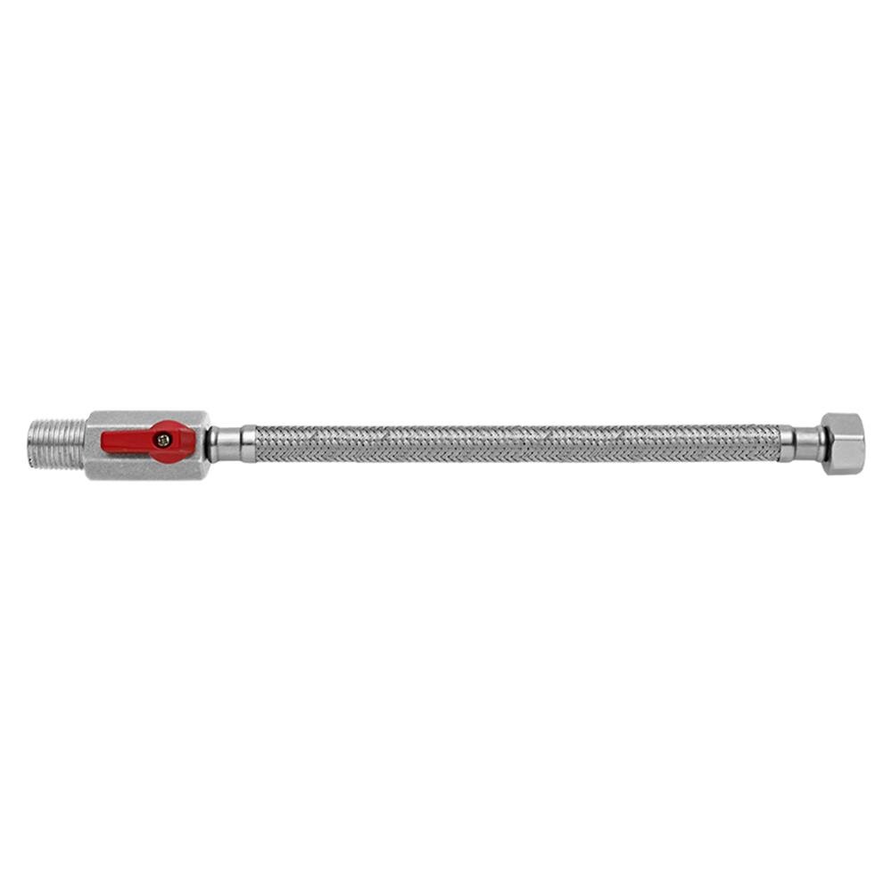 Ligacao Flexivel Inox Para Agua Com Registro Esfera 1/2 30cm