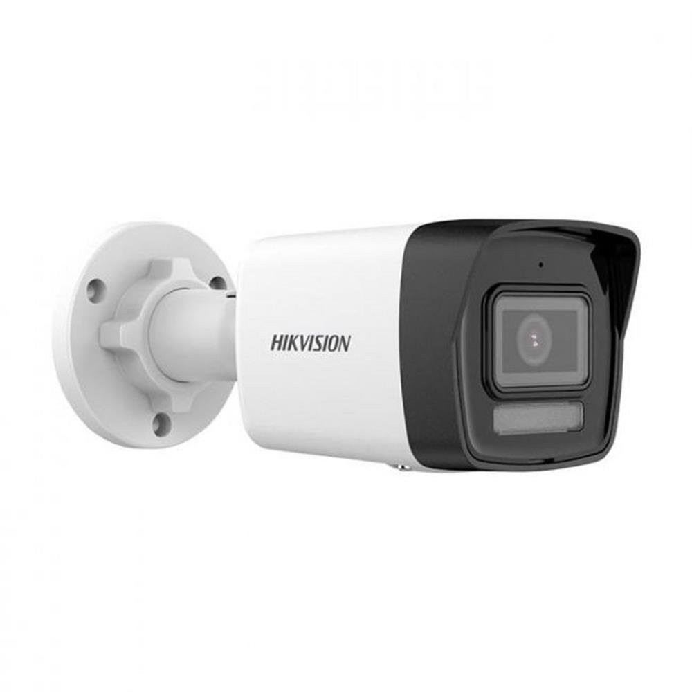 Camera IP Hikvision DS-2CD1023G2-LIU, Bullet, Microfone, Luz Hibrida Inteligente, 2.8 mm, 2 MP, IP67, Branco