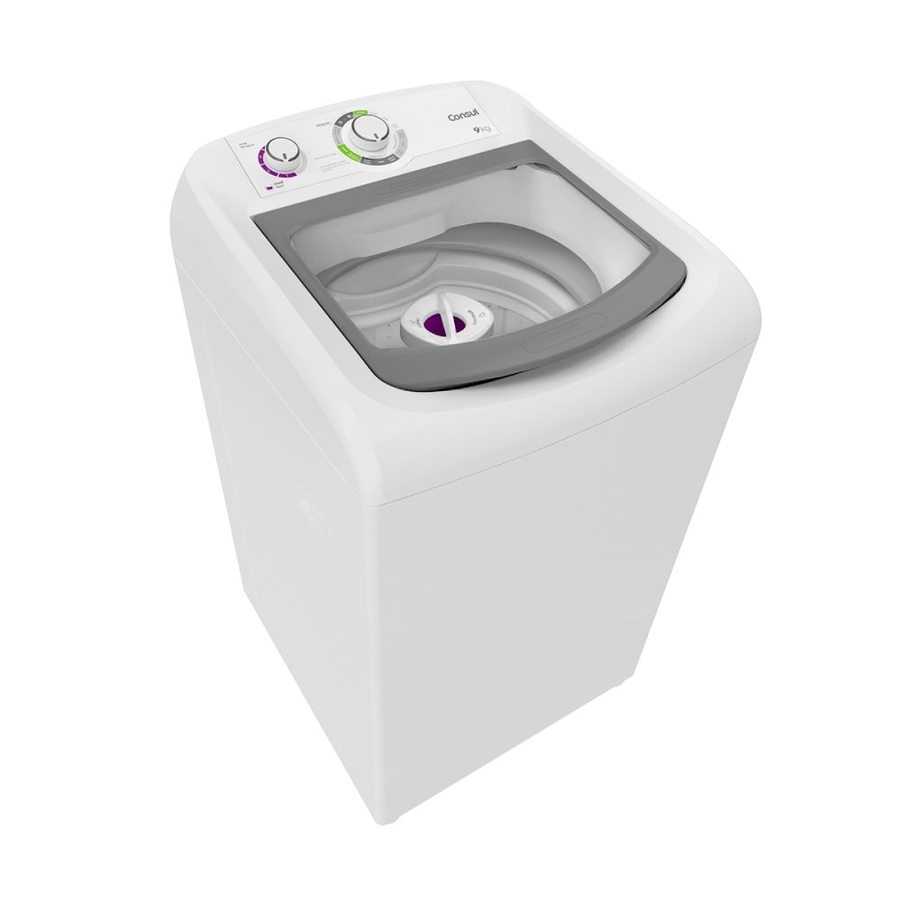 Máquina de Lavar Roupas 9Kg Consul CWB09BBANA - Ciclo Edredom, Dual Dispenser, Dosagem Extra Econômica, Branco, 110V