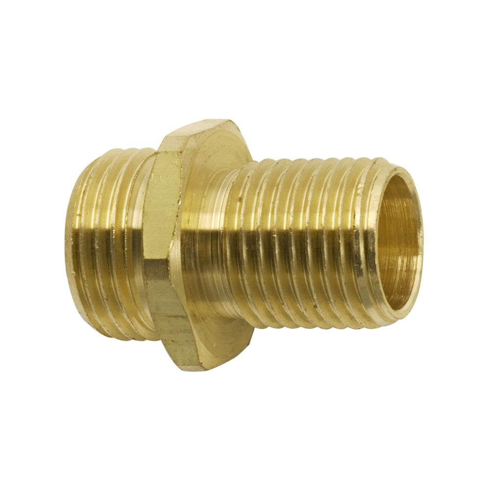 Niple Preme Gaxeta Para Registro Gaveta Bsp 13,8mm (M) X Bsp 13,8mm (M)