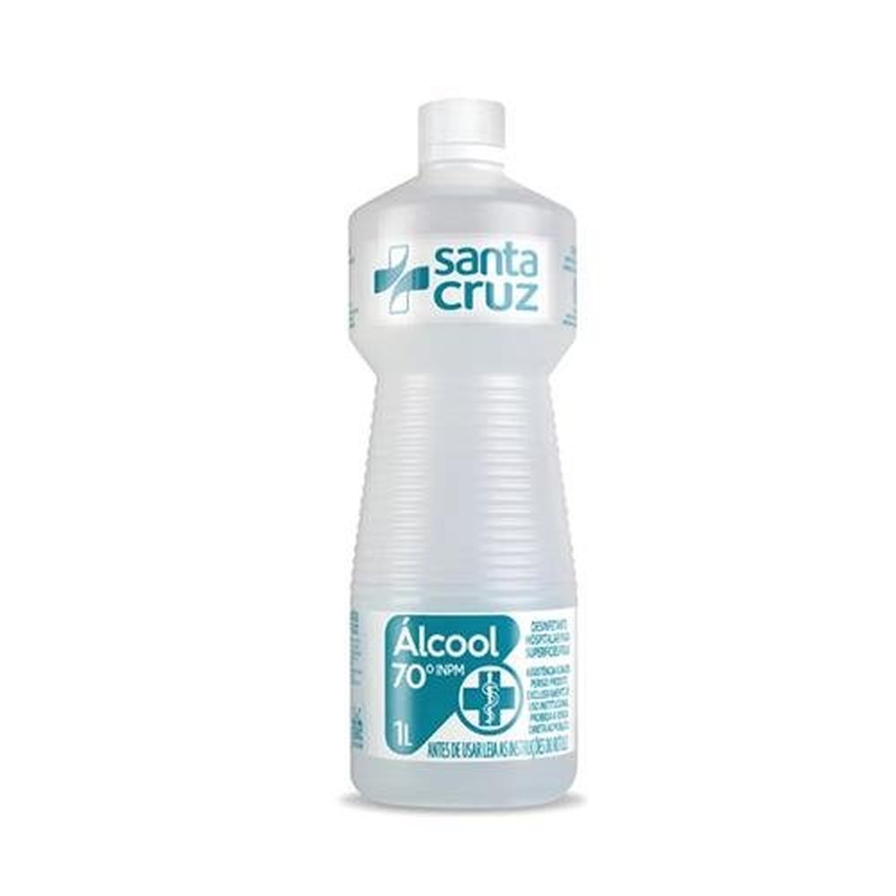 Alcool Santa Cruz Liquido 12X1L 70 - Onu 1170