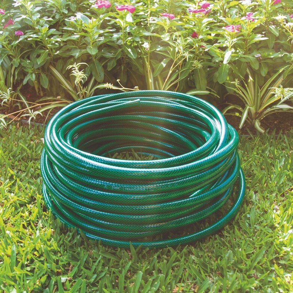 Mangueira Jardim Tramontina Verde Trancada Engate Roscado+Esguicho 10 Metros