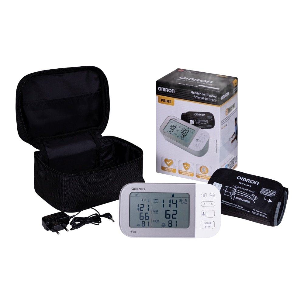Monitor de Pressão Arterial Omron HEM-7346T - Digital de Braço