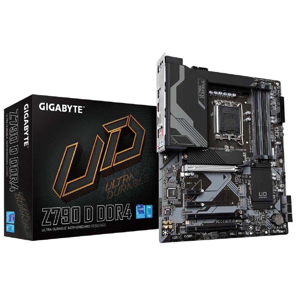 Placa Mãe Gigabyte Z790 D Ddr4, Chipset Z790, Intel Lga 1700, Atx