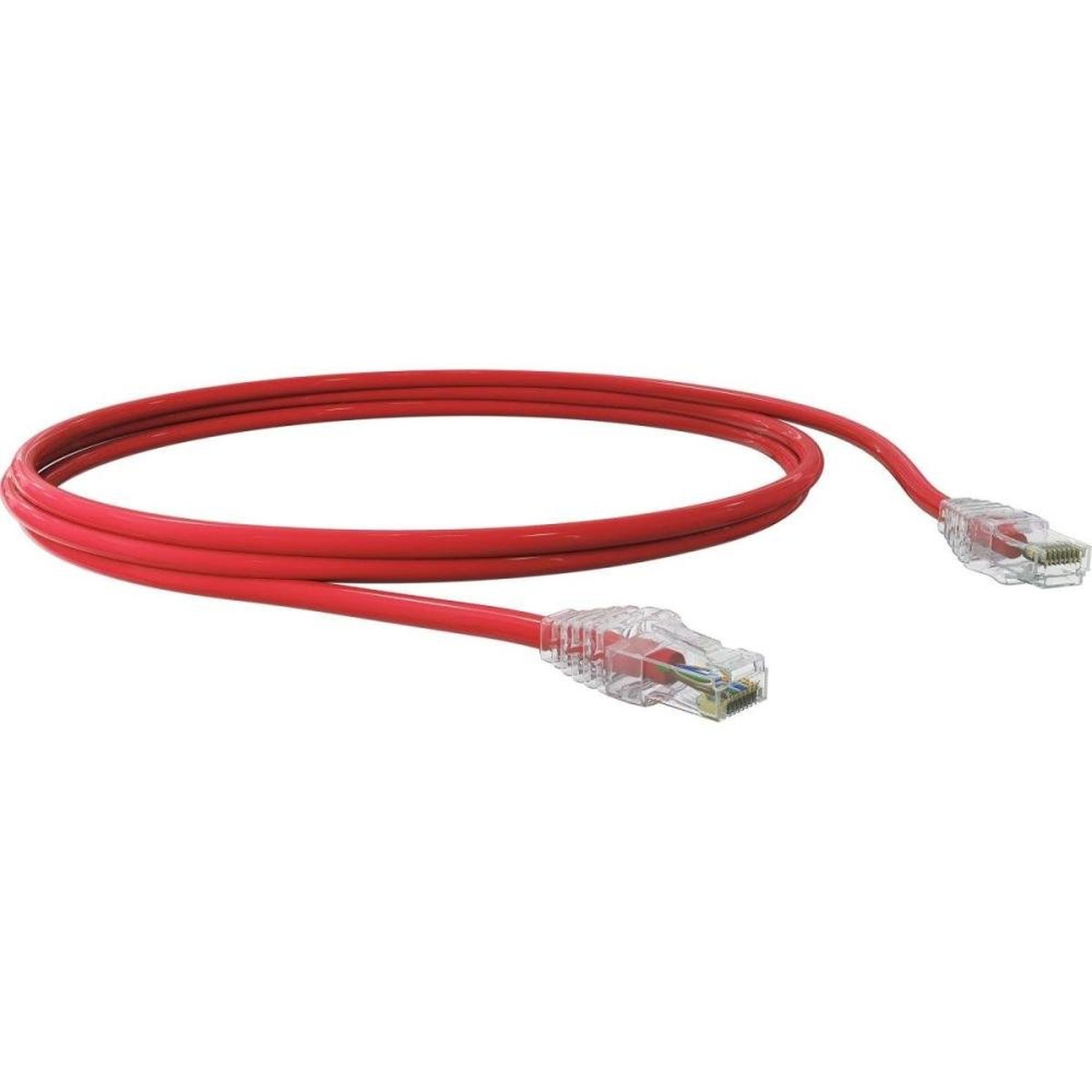 Patch Cord Cat.6 U/utp Furukawa Sohoplus, 0.5 Metros, T568a, Cmx - Vermelho - 35123007