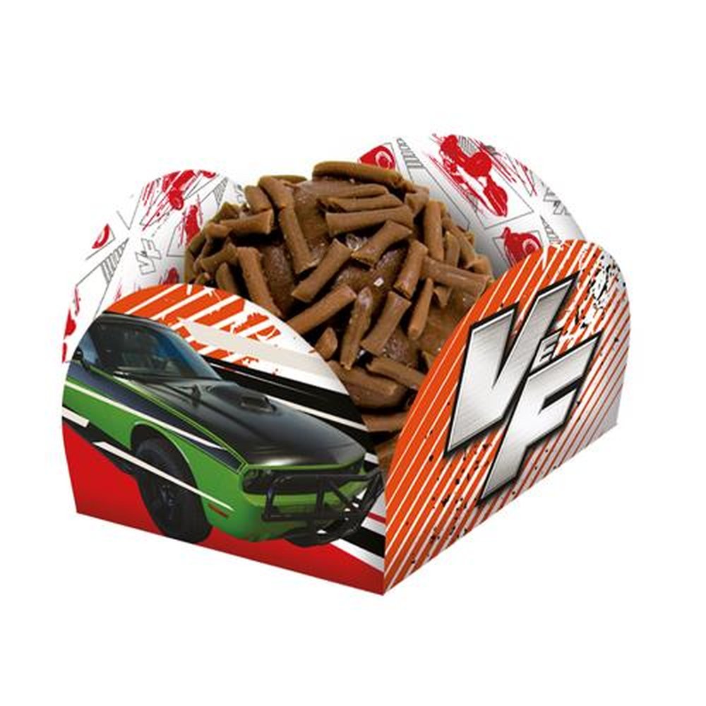 Porta Forminha Hot Wheels - Embalagem com 40 unidades.