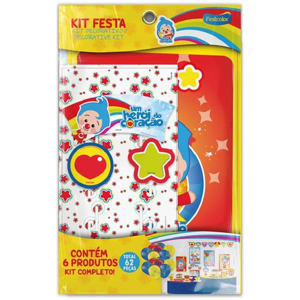 Kit Festa Um Heroi Docoracao - Embalagem com 1 unidade.