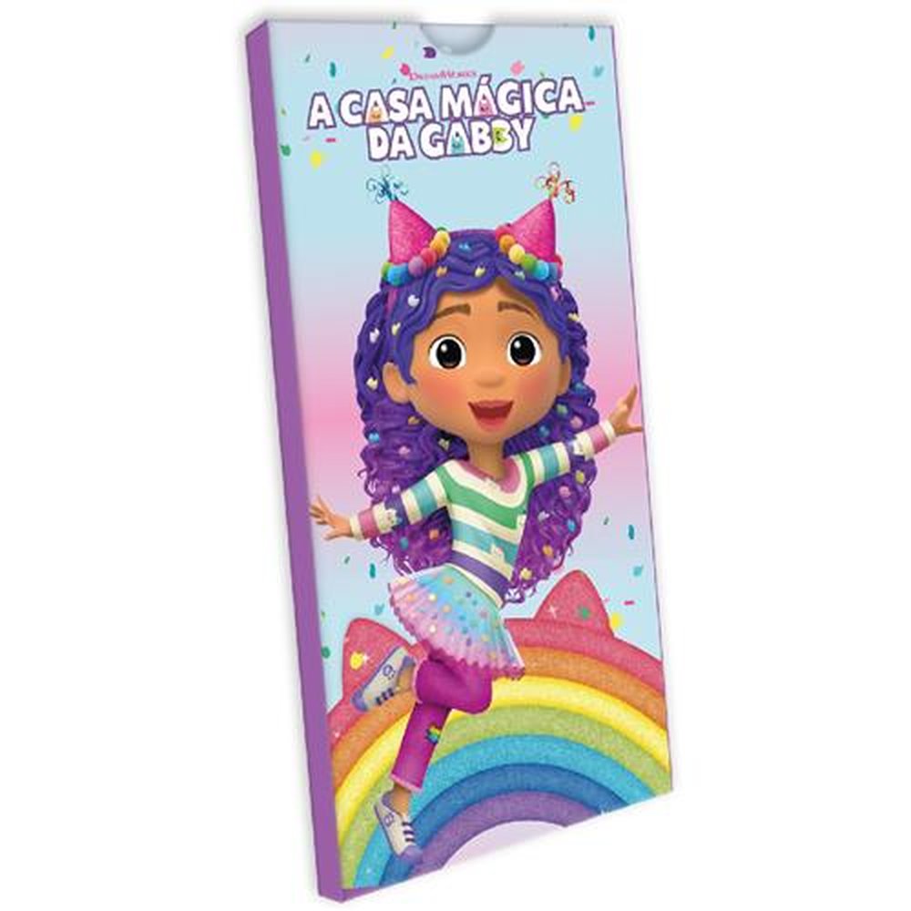 Caixa Barra De Chocolate Casa Magica Da Gabby