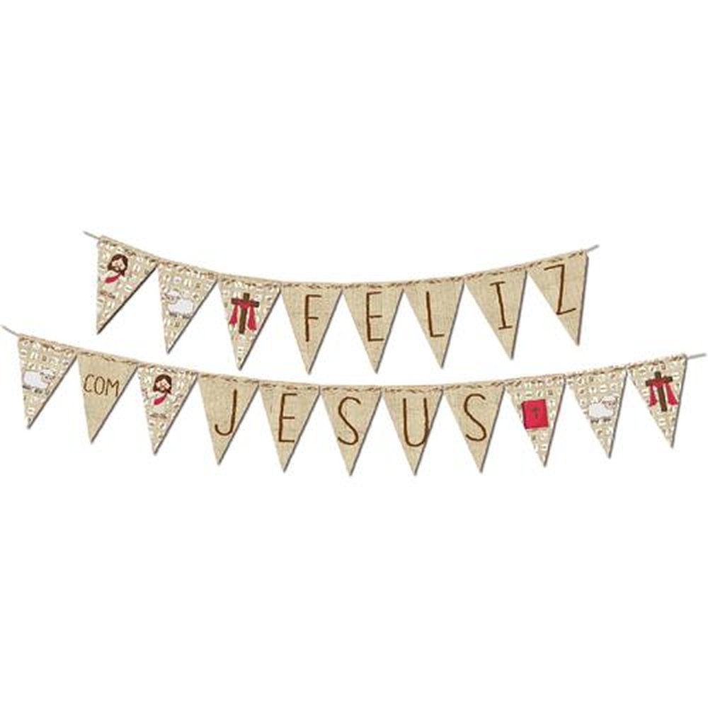 Faixa Decorativa Pascoa Jesus