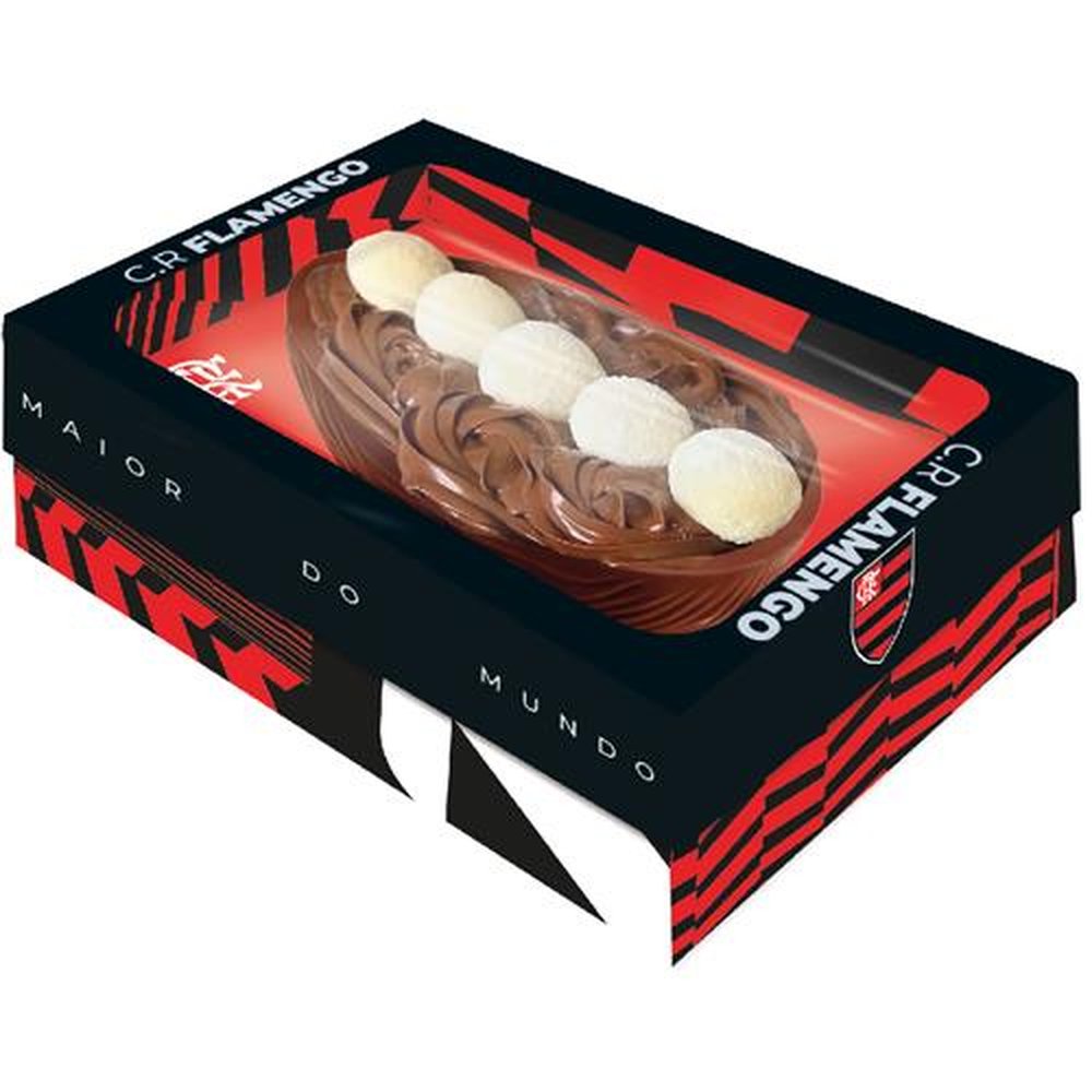 Caixa Ovo 3 Em 1 Tampa Com Visor M Flamengo