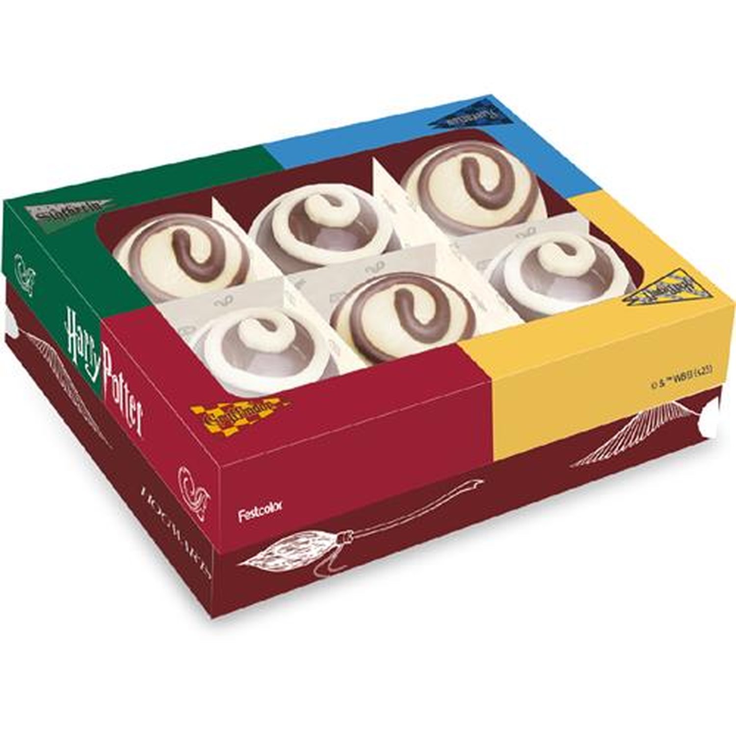Caixa 6 Bombons Harry Potter