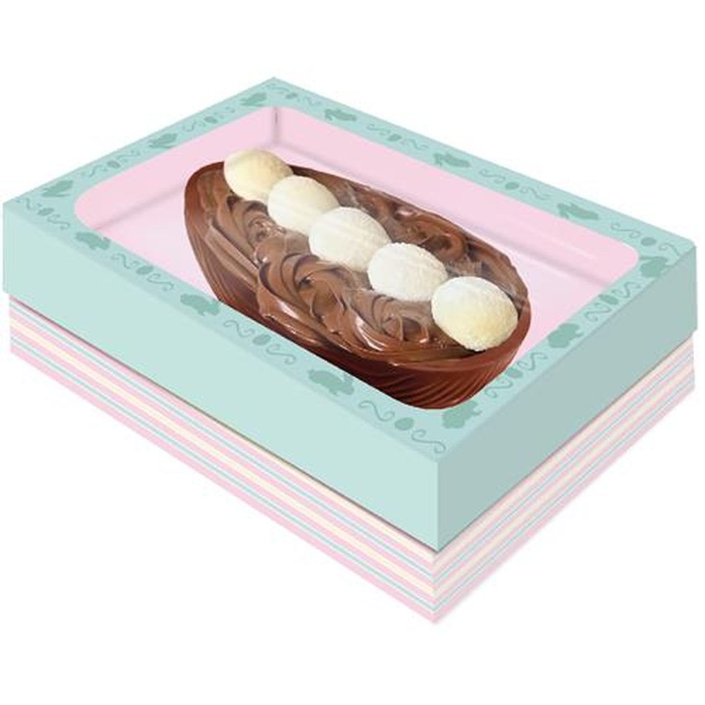 Caixa Ovo 3 Em 1 Tampa Com Visor M Pascoa Candy