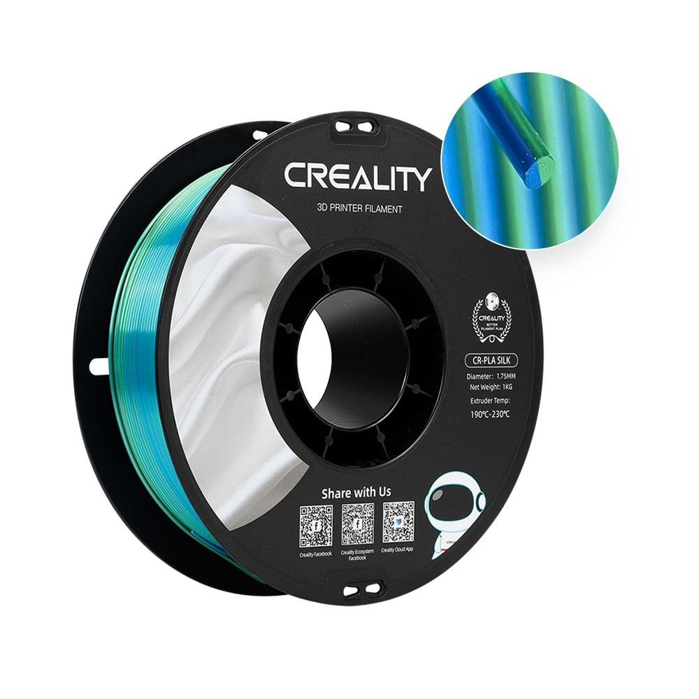 Filamento Creality Cr-silk (azul E Verde) 1,75mm - 3301120011