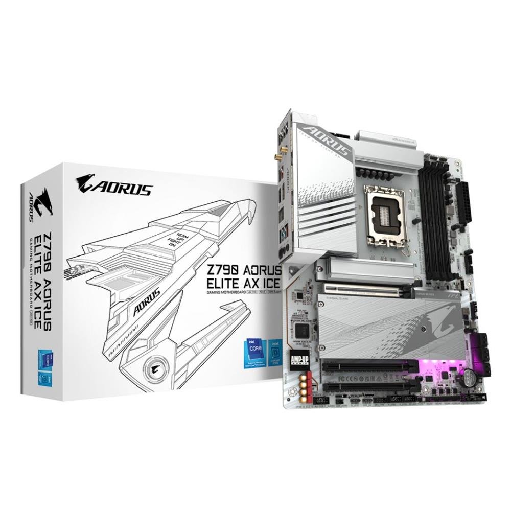 Placa Mãe Gigabyte Z790M Aorus Elite AX, Wi-Fi, Chipset Z790, Intel LGA 1700, mATX, DDR5