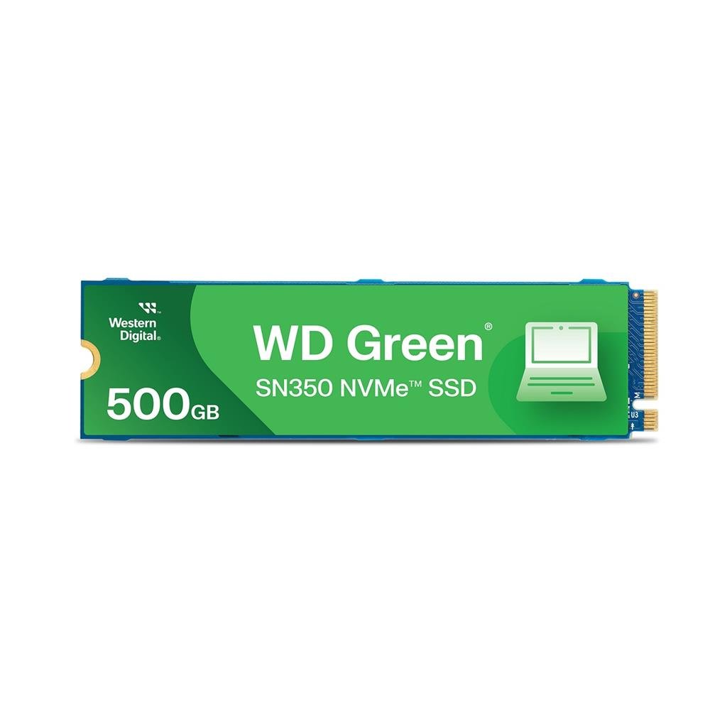 Ssd Wd Green Sn350 500Gb Nvme Pcie Gen3 8Gb M.2 2280 Tlc