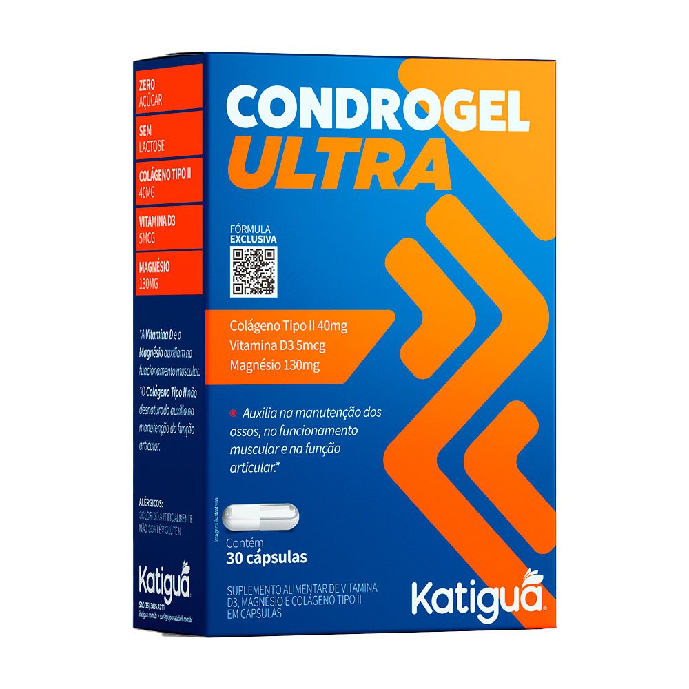 Condrogel Ultra Vitamina D3 550mg 30 Capsulas Katigua