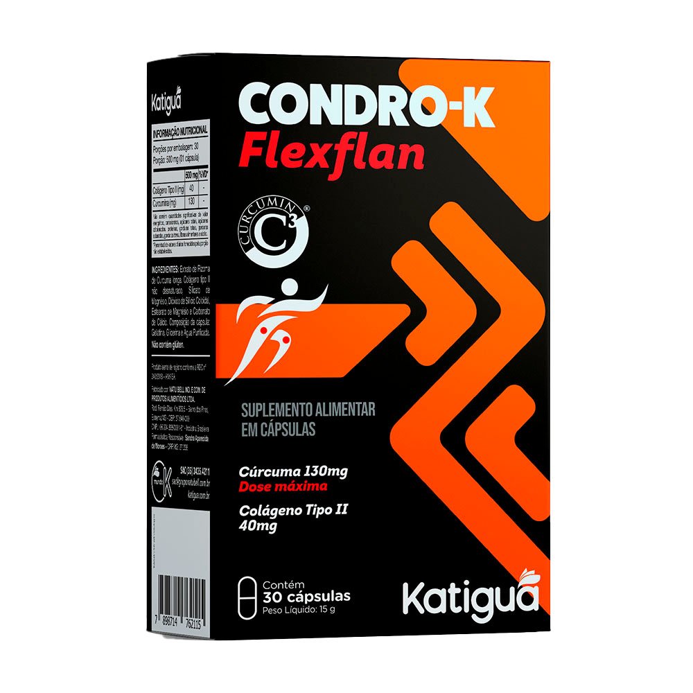 Colageno Condro K Flexflan Tipo Ii Katigua 500mg 30 Cps