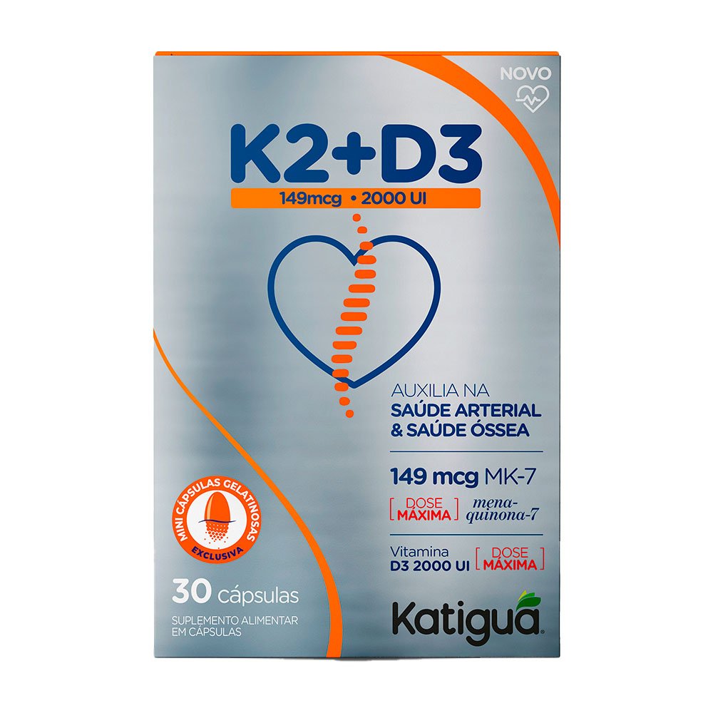 Vitamina K2+d3 2000ui 250mg 30cps Katigua