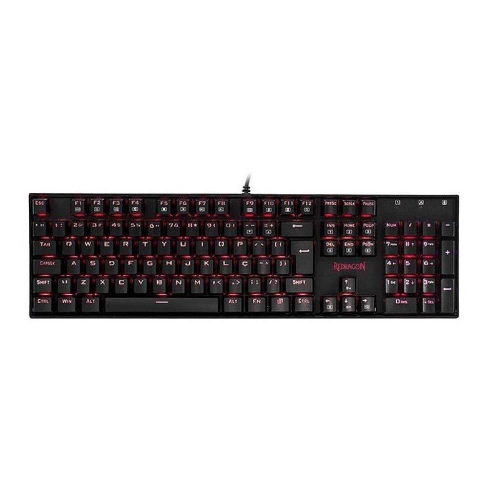 Teclado Gamer Redragon Mitra Mecanico K551-1 Pt-brown