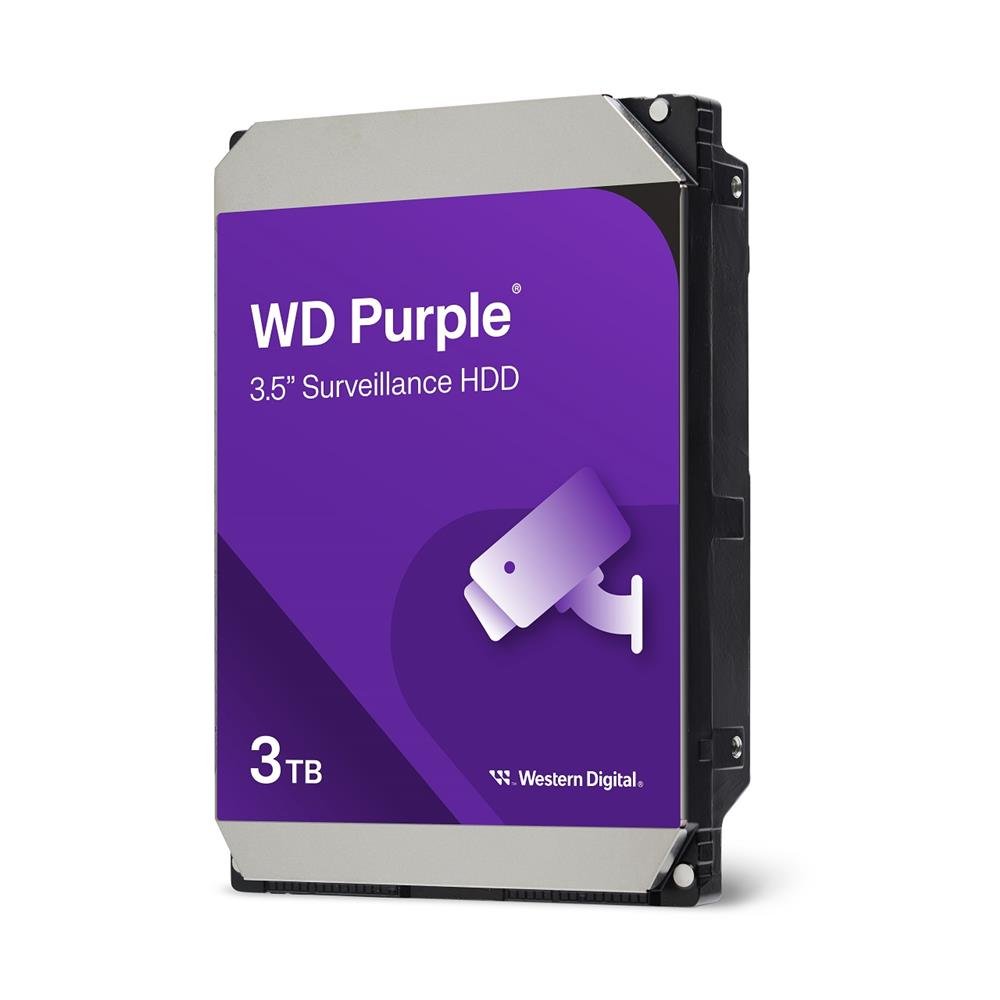 Hd Wd Purple Vigilância Cftv 3Tb 3.5 Sata 256Mb Crm