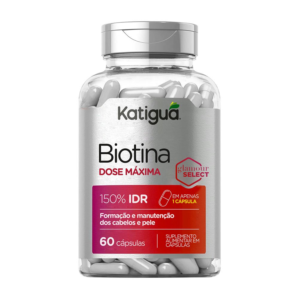 Biotina Dose Maxima 500mg 60 Capsulas Katigua