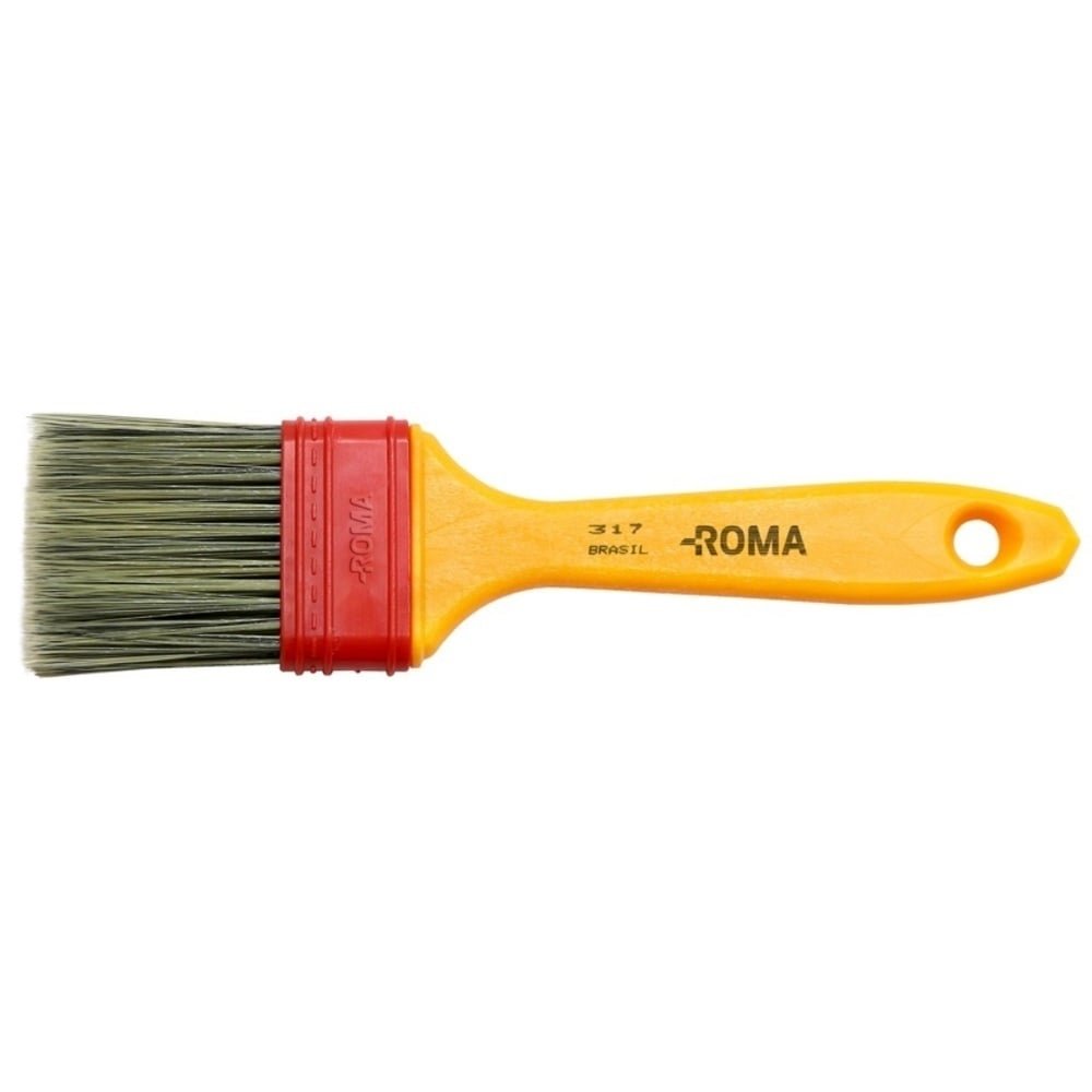Trincha Roma 317 2" Amarelo - Embalagem com 12 Unidades