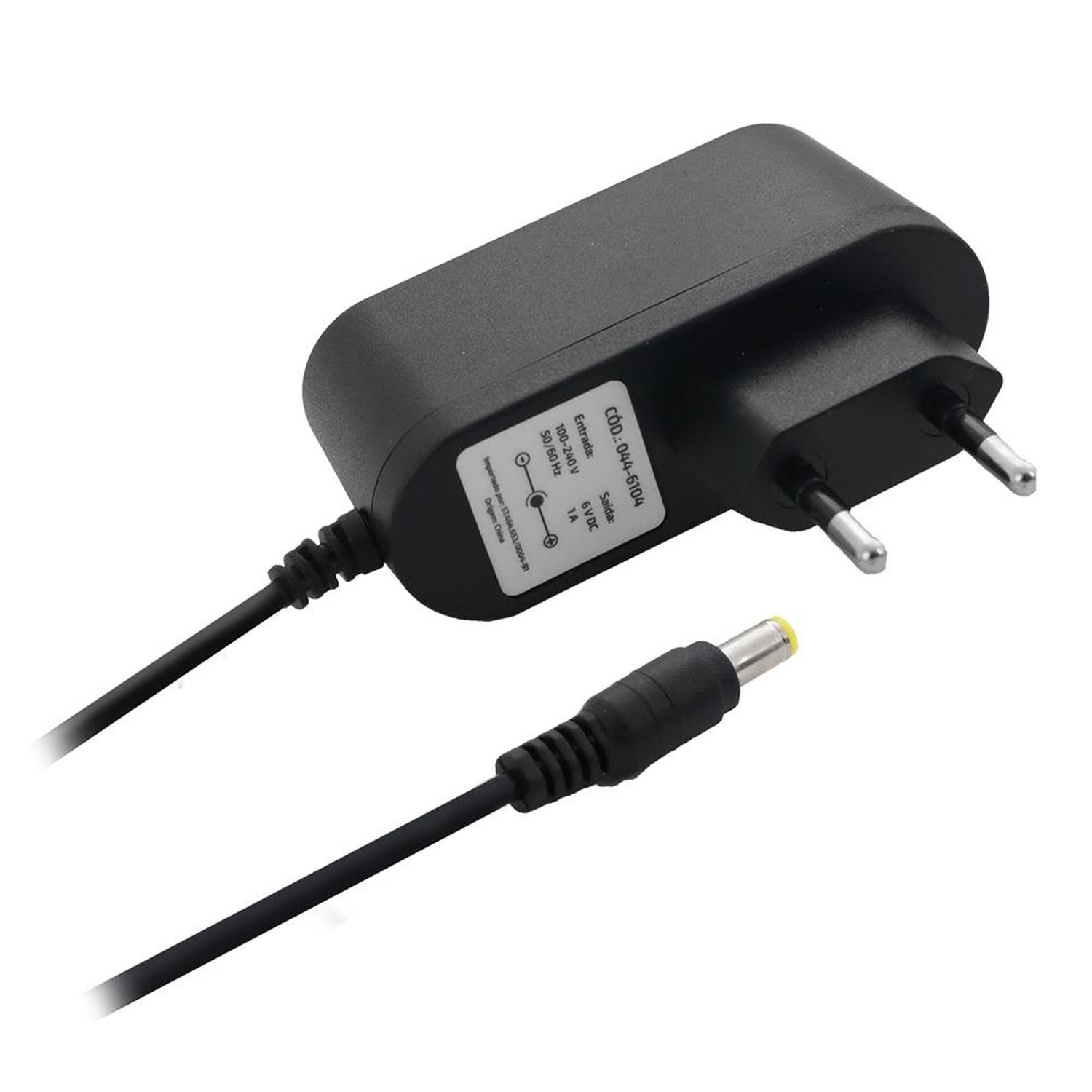 Fonte Chaveada 6V 1A Bivolt Plug 5,5MM X 2,1MM