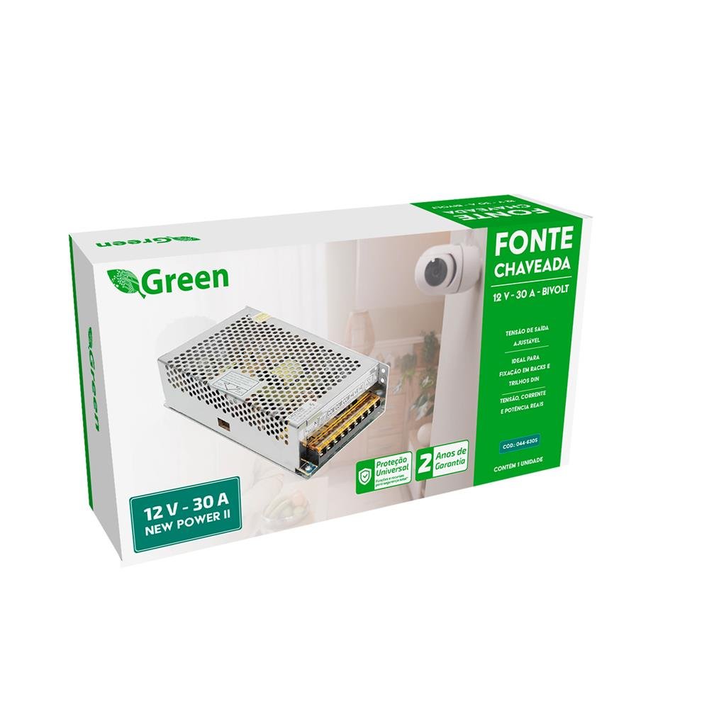 Fonte Chaveada Metal 12V 30A 360W Bivolt