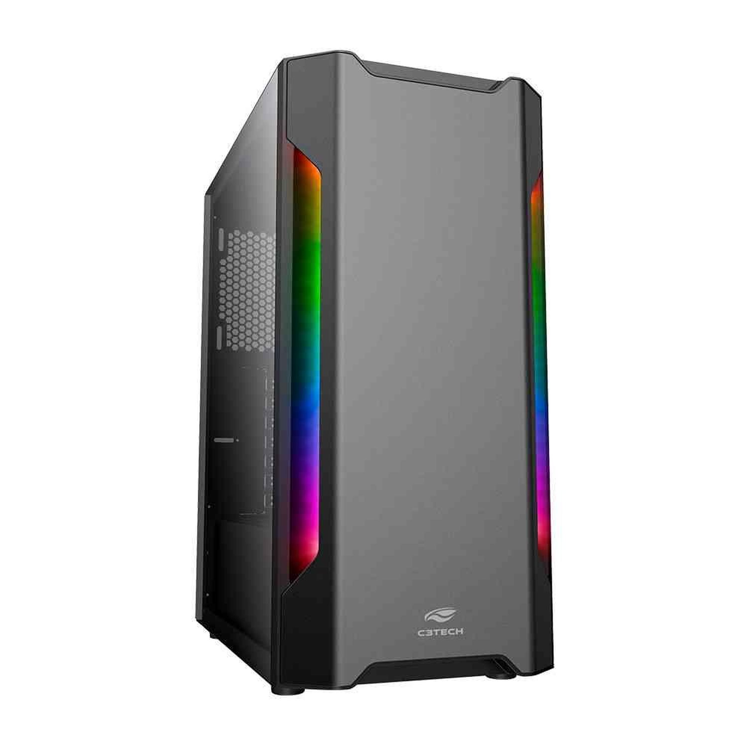 Gabinete C3tech Gamer Mt-g680sbk S/fonte