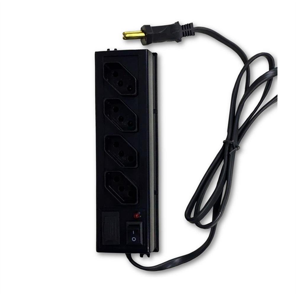 Filtro Linha 4 Tomadas Bivolt Jetcon