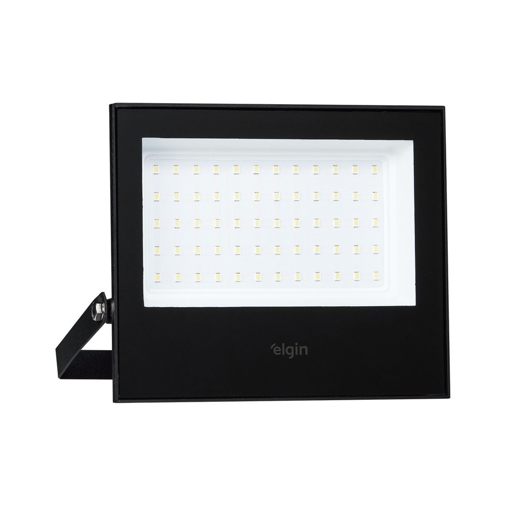 Projetor Refletor Elgin LED 100W 6500K Preto IP65