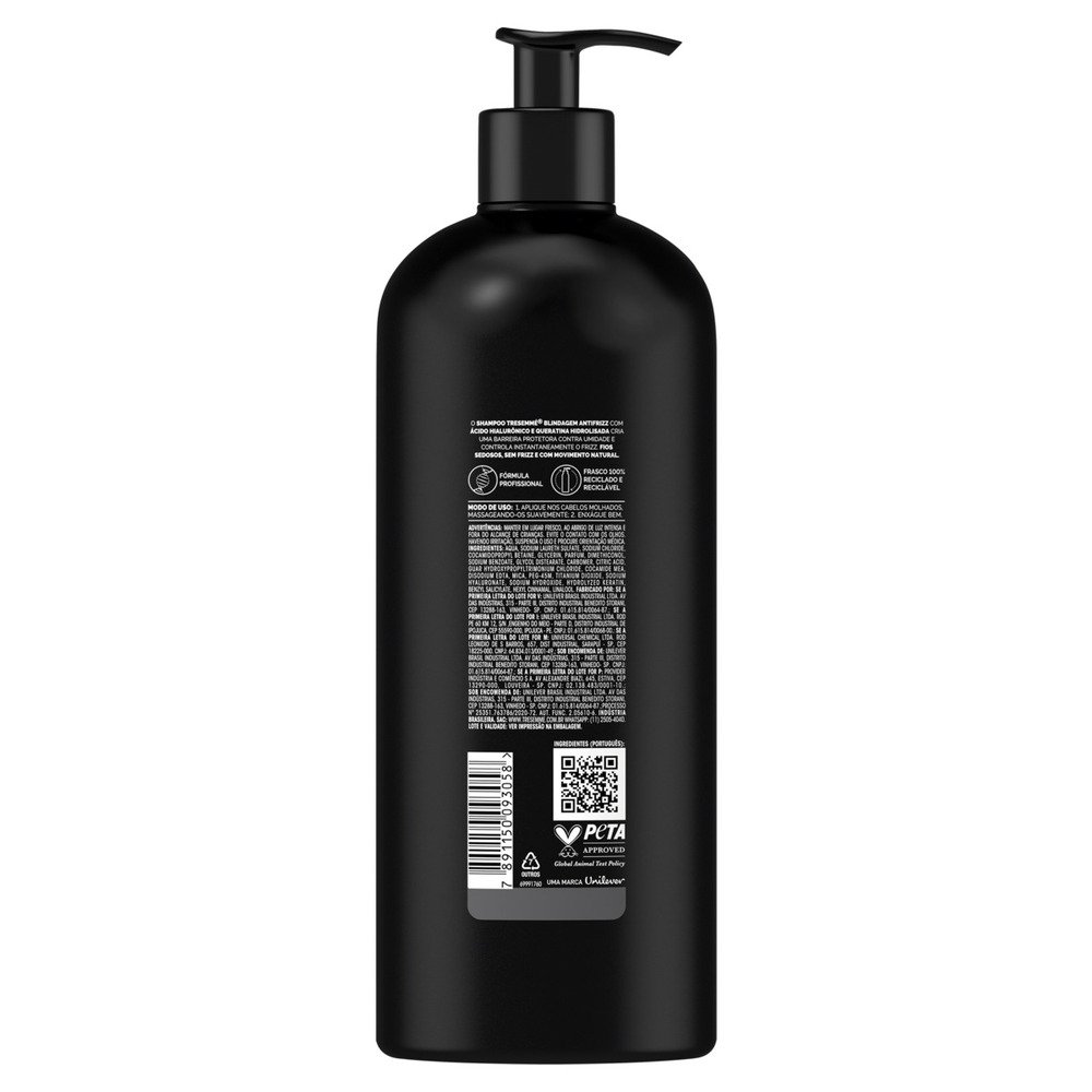 SHAMPOO TRESEMME BLINDAGEM ANTIFRIZZ 650ML