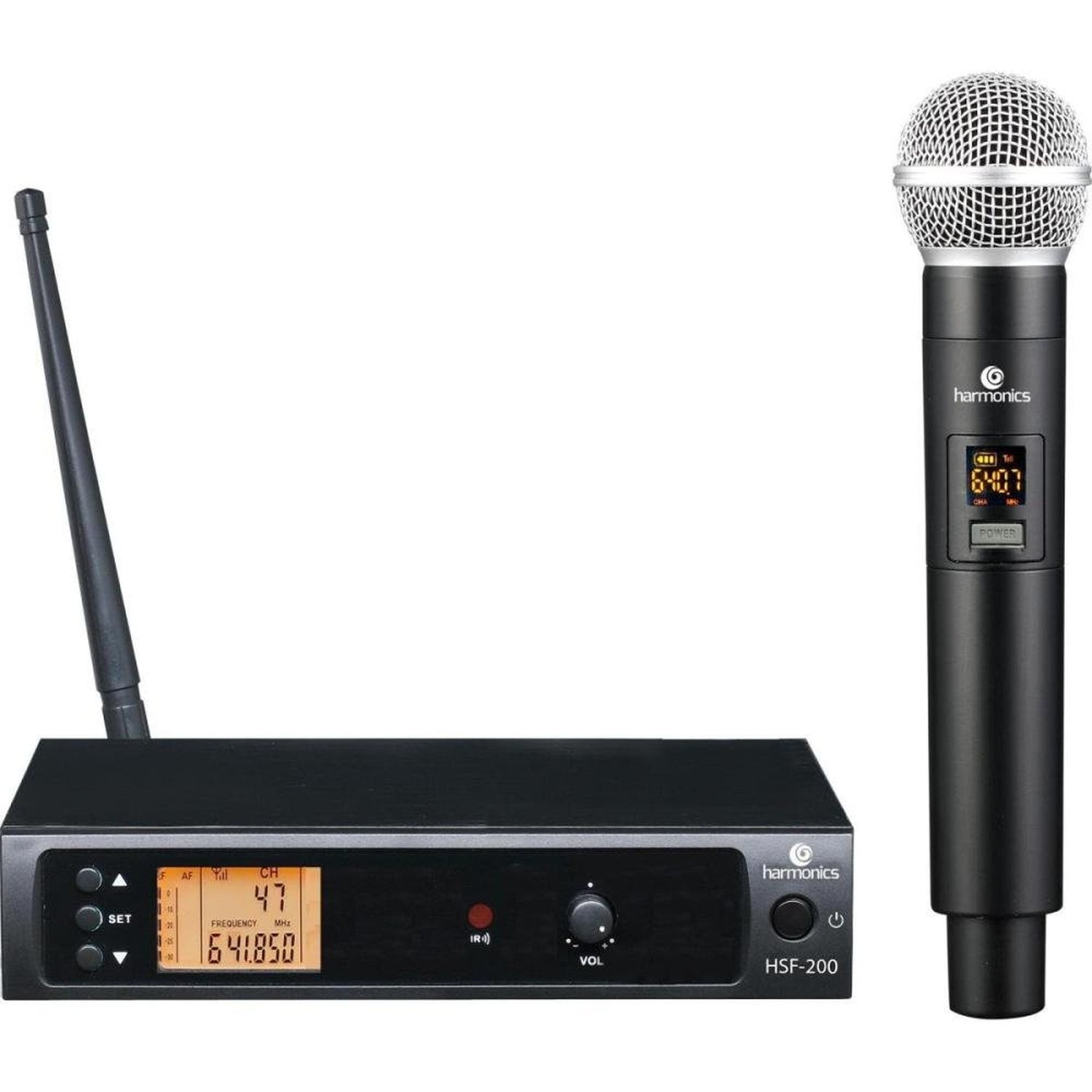 Microfone Sem Fio Harmonics Hsf-200 Simples Un.Venda: Pc/1