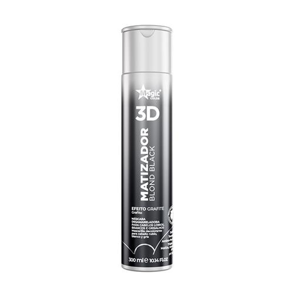 Matizador 3D Blond Black Efeito Grafite 300ml - Magic Color