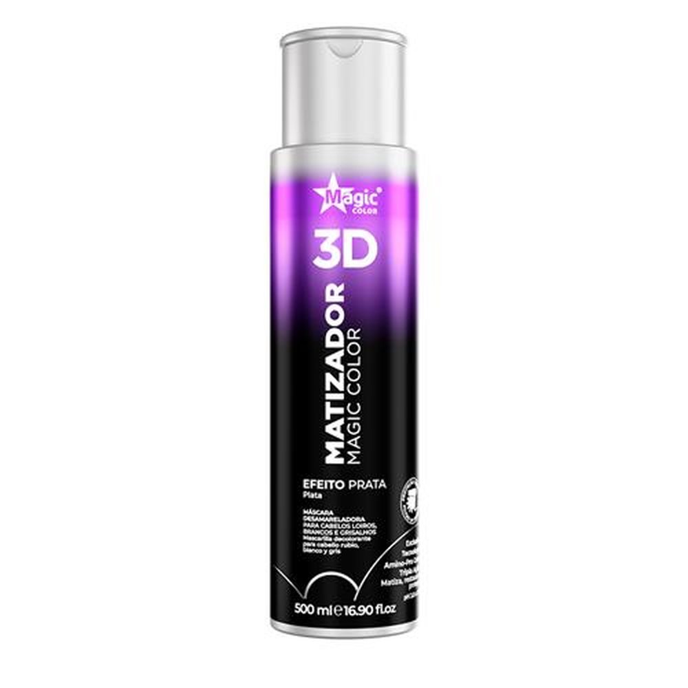 Matizador 3D Magic Color Efeito Prata 500ml - Magic Color