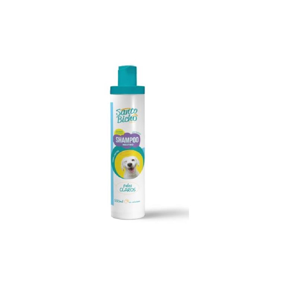 Shampoo Pelos Claros 500ml Santo Bicho