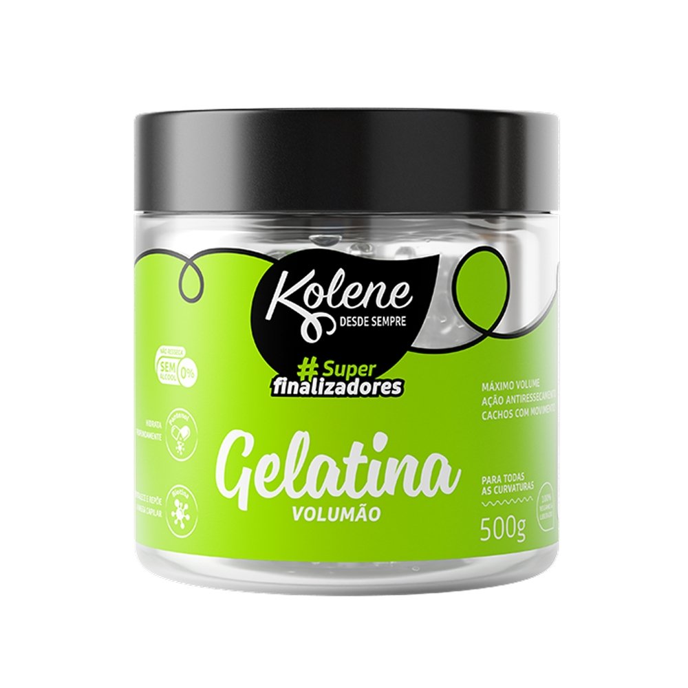 Gelatina Capilar Kolone Superfinalizadores Verde 500g