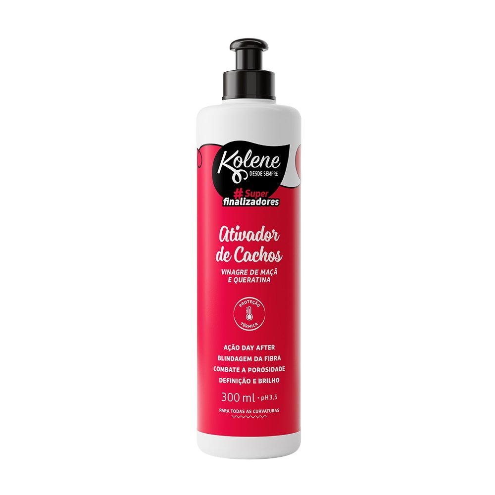 Ativador de Cachos Kolene Superfinalizadores - Vinagre de Maçã e Queratina 300ml